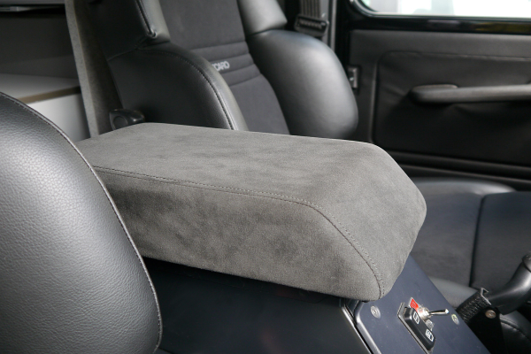 optional plastic cover upholstered with alcantara (substitutional)
