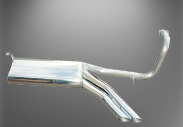 Sport-Auspuff Mercedes G463 -11/2000 BM 463, zum Anbau ohne Trittbretter
