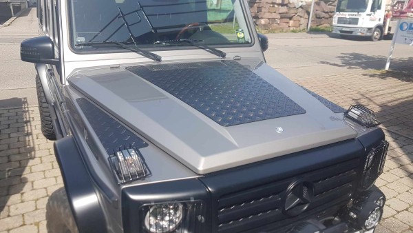 Trittschutzauflage für Motorhaube Mercedes G, einteilig