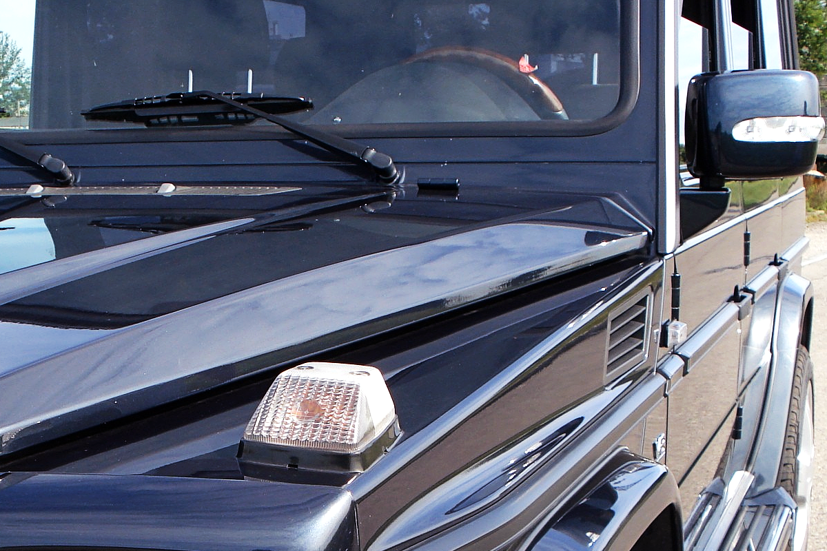 turn signal front white incl. bulb, Mercedes G (piece) headlights