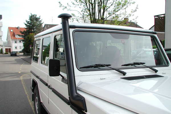 Snorkel with rain protection left side Mercedes G 463 (besides 320 R6, 300 TD)