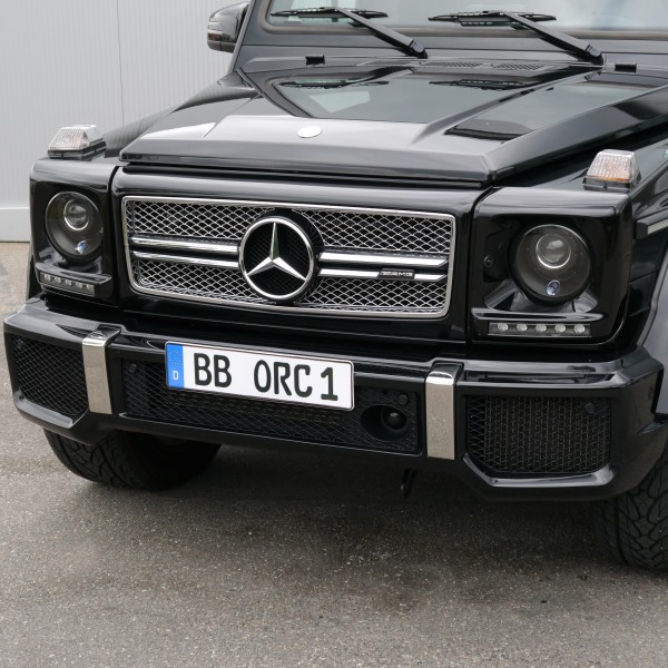 Kühlergrill " G 65-Optik", grundiert/verchromt, inkl. Mercedes-Stern
