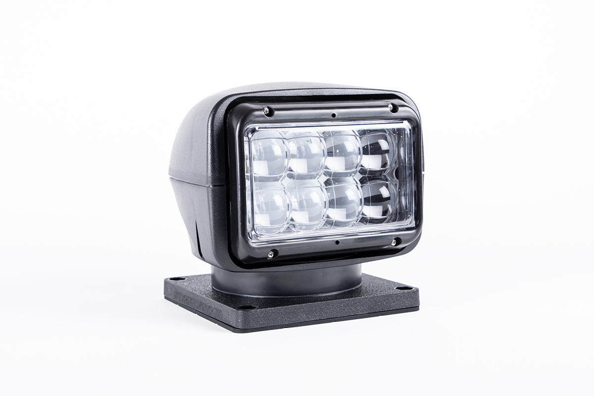 LED-Suchscheinwerfer, 12V/24V, 40W, 6°, schwarz