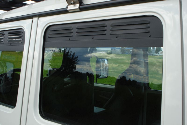 Frischluftgitter Seitenfenster hinten Mercedes G, bis 2018 (Satz)