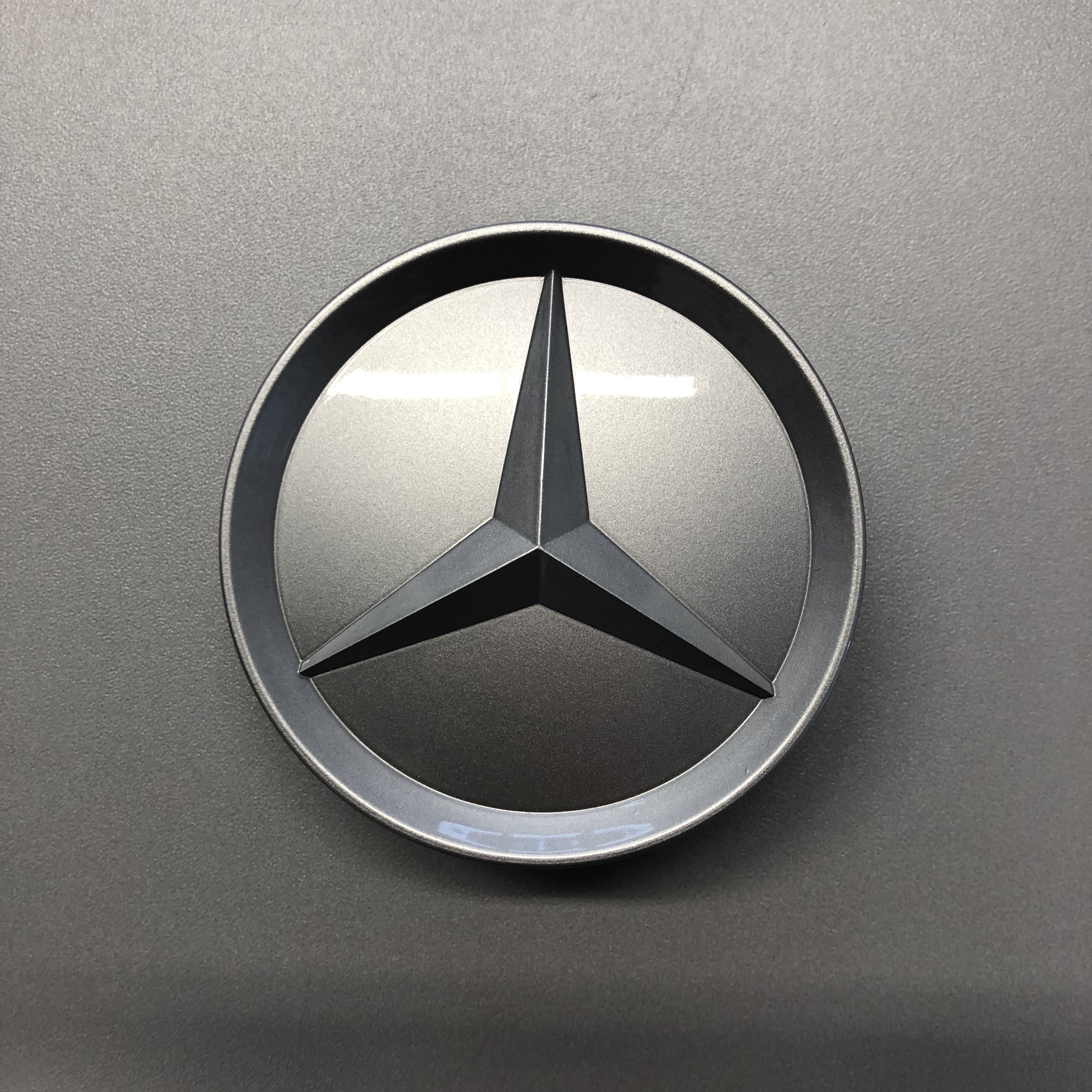 Nabendeckel silber für Mercedes PUR-Alufelge