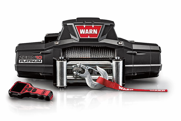 WARN winch ZEON 10 Platinum 12 V, pulling capacity 4.536 kg, steel rope 24m x 9,5mm