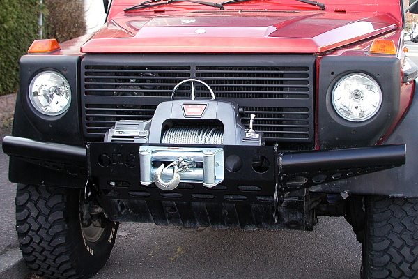 ORC special winch bumper without bullbar Mercedes G, black, till 09/2015