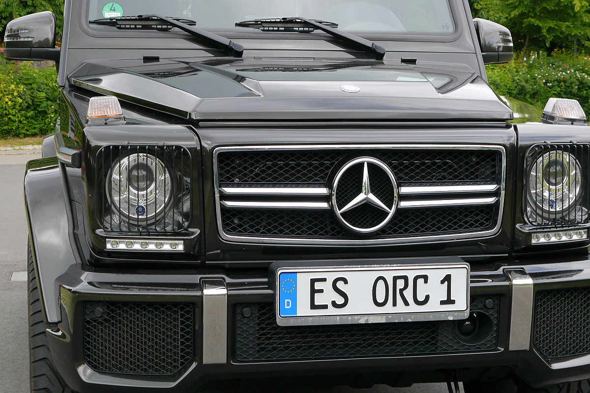 Mercedes G 460 G461 G463 Spurverbreiterungen 30 mm (4 Stück)60 mm