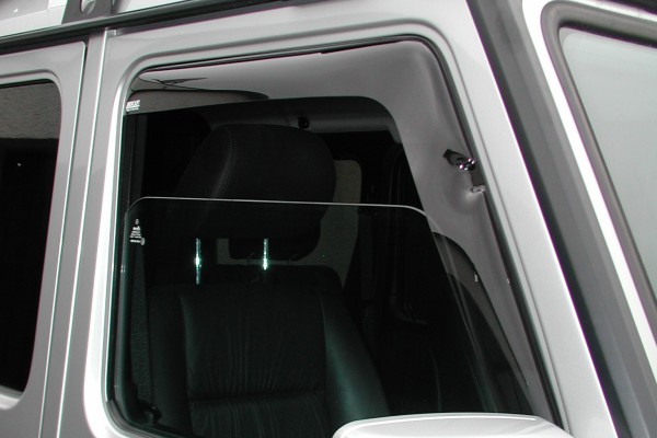 side wind deflector, front, Mercedes G461 PUR/Prof. and G463 till 2018 (set)